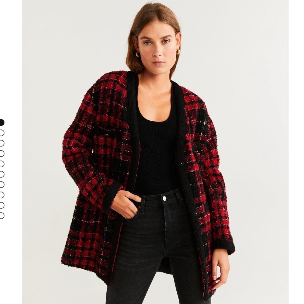 Mango Pocket Tweed Jacket - Picture 4 of 15